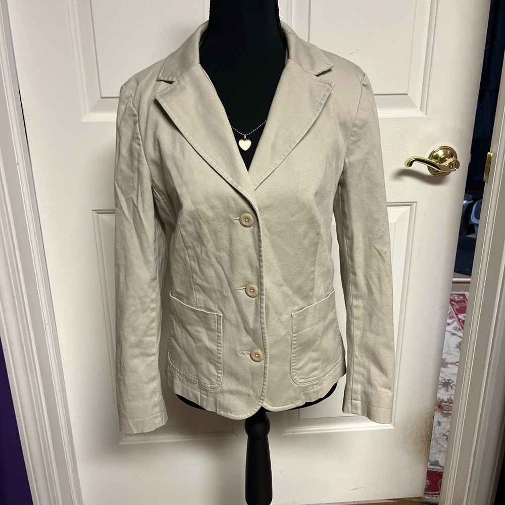 L.L. Bean Women's Cream Jacket